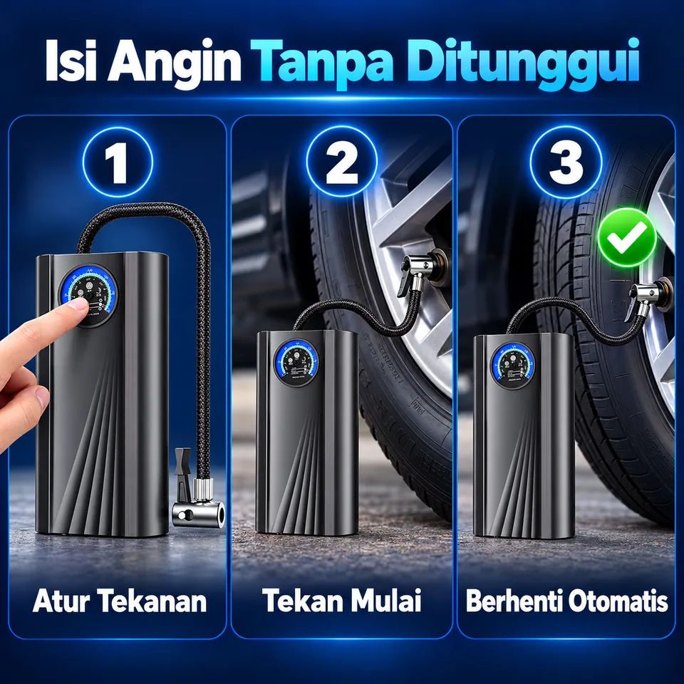 Kenalan dengan Pompa Ban Elektrik Portable